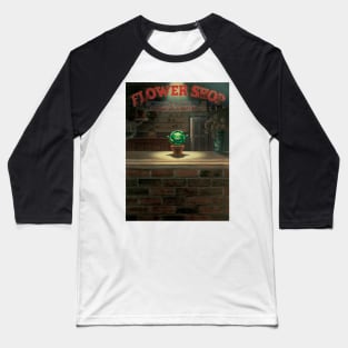 Little Shop of Horrors Flower Shop Baseball T-Shirt